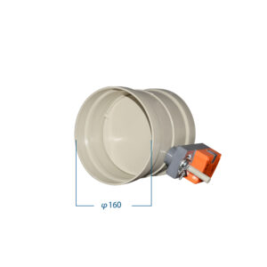 160MM Electric Air Damper Valve