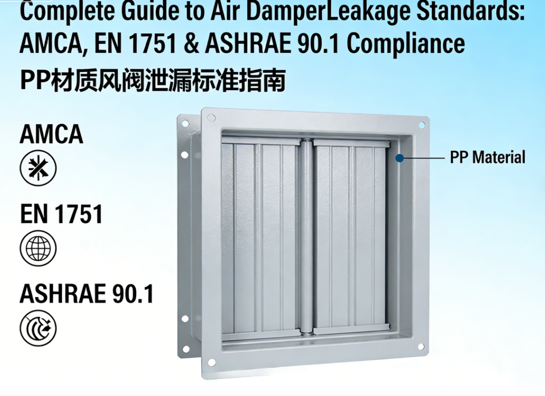 Air Damper Leakage Standards: AMCA, EN 1751 & ASHRAE Guide